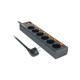 Мережевий фільтр живлення REAL-EL RS-6 EXTRA 3m, black (EL122300002)
