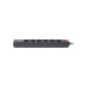 Мережевий фільтр живлення REAL-EL REAL-EL RS-6 PROTECT USB, 5m, black (EL122300018)