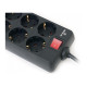 Мережевий фільтр живлення REAL-EL REAL-EL RS-8 PROTECT, 3m, black (EL122300022)