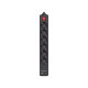 Мережевий фільтр живлення REAL-EL RS-PROTECT 605 3m, black (EL122300041)