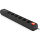 Мережевий фільтр живлення REAL-EL RS-PROTECT 605 3m, black (EL122300041)