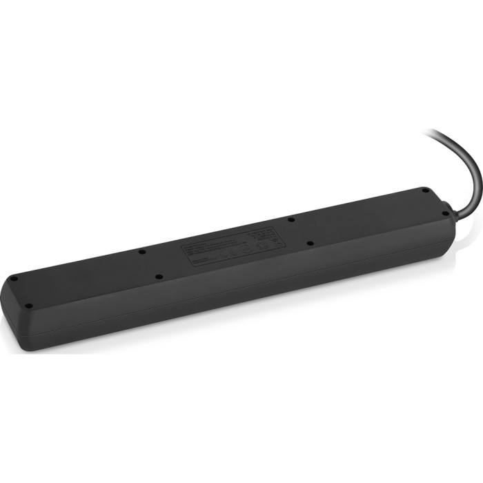 Мережевий фільтр живлення REAL-EL RS-PROTECT 605 3m, black (EL122300041)