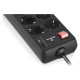 Мережевий фільтр живлення REAL-EL RS-PROTECT 805 1.8m, black (EL122300042)