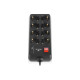 Мережевий фільтр живлення REAL-EL RS-PROTECT 805 1.8m, black (EL122300042)