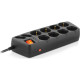 Мережевий фільтр живлення REAL-EL RS-Protect 505, 5m, black (EL122300046)