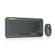 Комплект REAL-EL KIT-635W Wireless/Bluetooth Black (EL123100057)