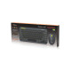 Комплект REAL-EL KIT-635W Wireless/Bluetooth Black (EL123100057)