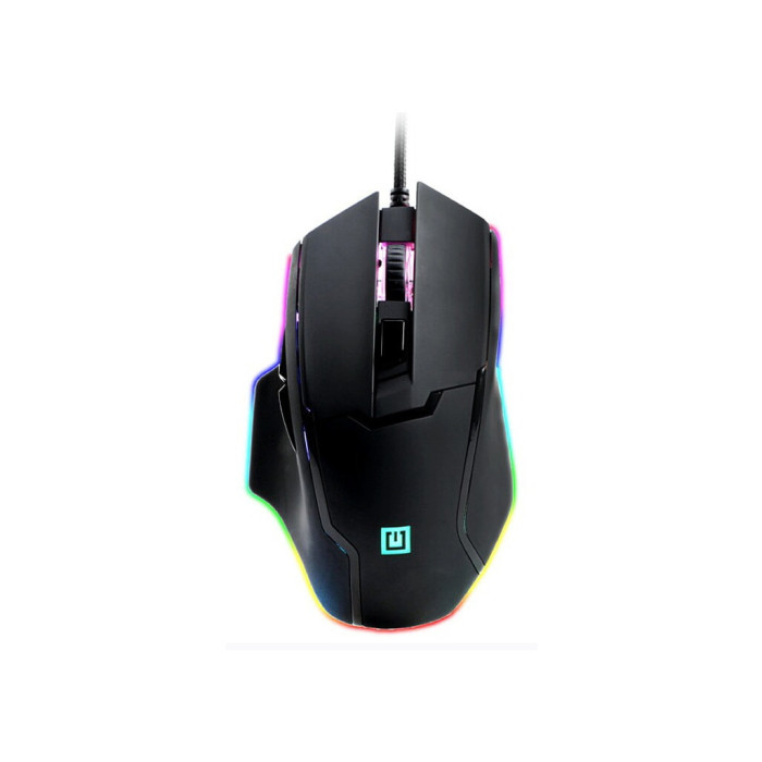 Мишка REAL-EL RM-555 USB Black (EL123200032)