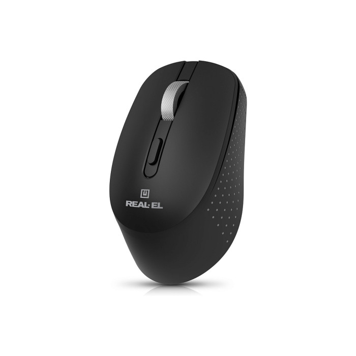 Мишка REAL-EL RM-380W Wireless Black (EL123200057)