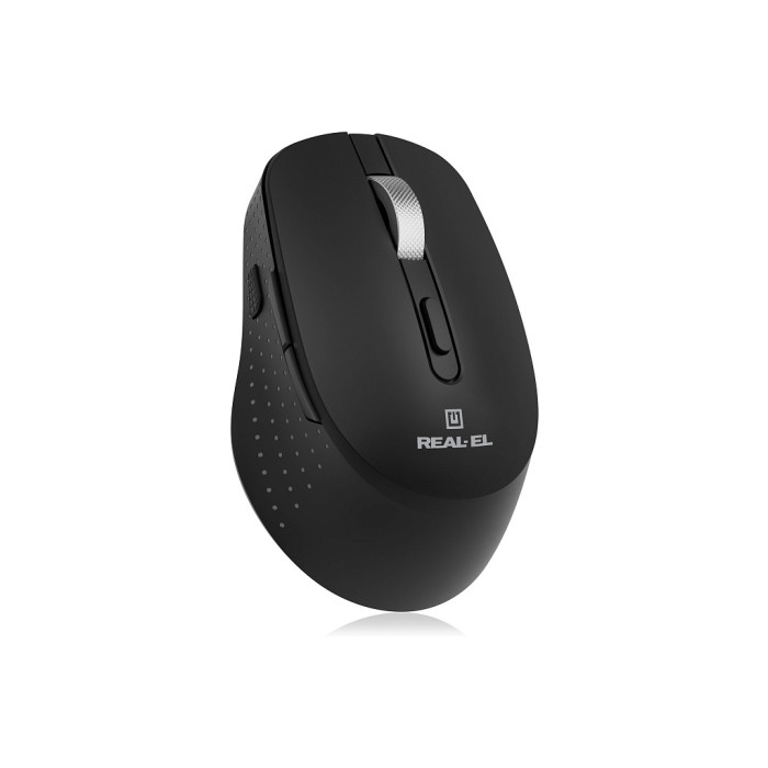Мишка REAL-EL RM-380W Wireless Black (EL123200057)