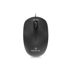 Мишка REAL-EL RM-206 USB Black (EL123200061)