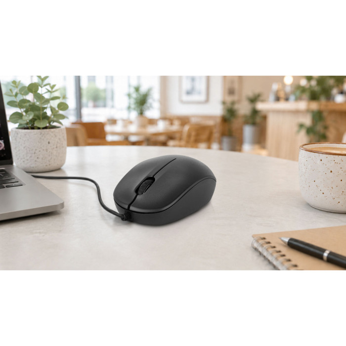 Мишка REAL-EL RM-206 USB Black (EL123200061)