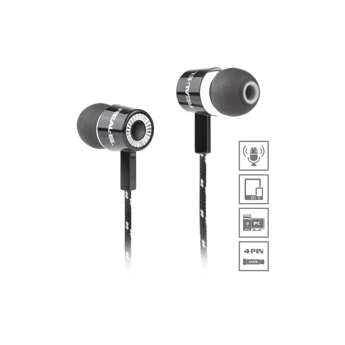 Навушники REAL-EL Z-1755 Black/Wwhite (EL124100020)