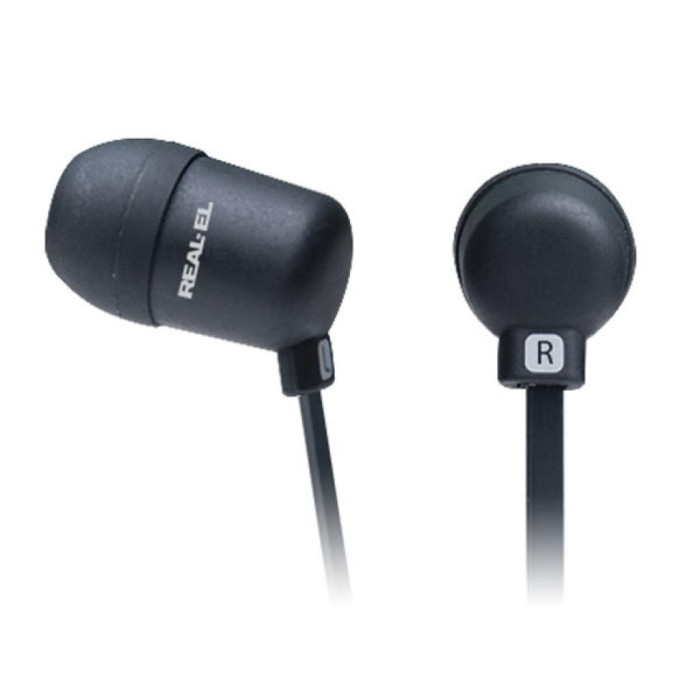 Навушники REAL-EL Z-1600 Black (EL124200002)