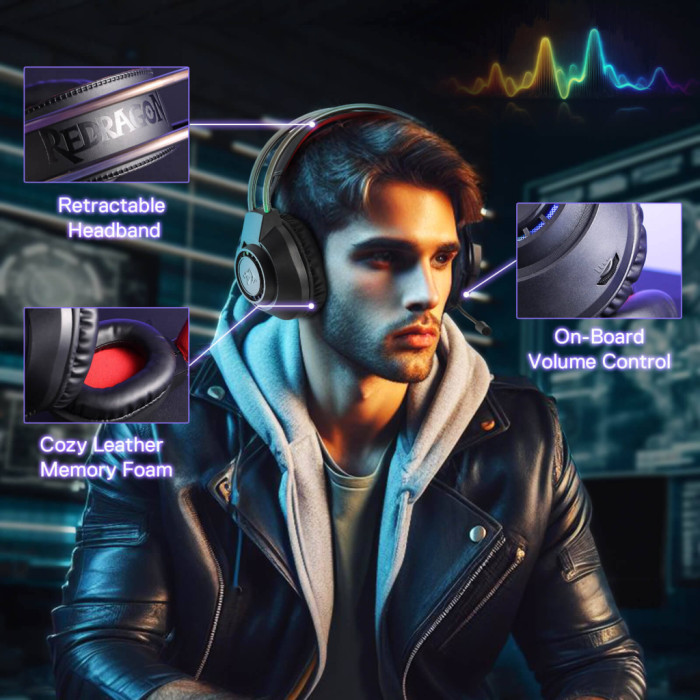 Навушники Redragon Scream H231 USB Black (71931)