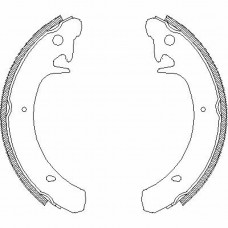 Гальмівні колодки REMSA 4129.00