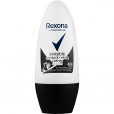 Антиперспірант Rexona Invisible On Black+White невидимий 50 мл (8710847860843)