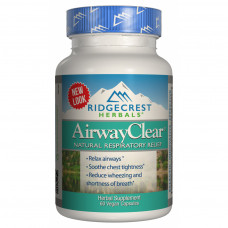 Трави Ridgecrest Herbals Натуральний Респіраторний Комплекс, AirwayClear, RidgeCrest (RCH120)