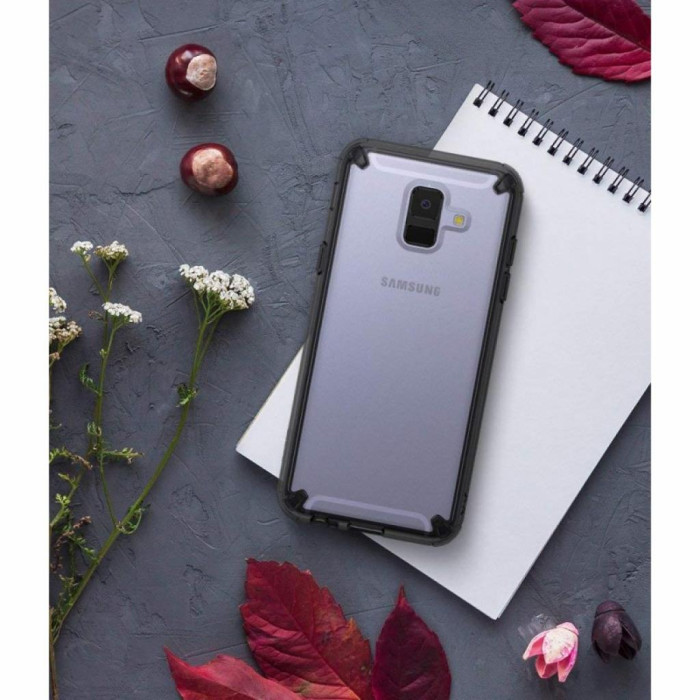 Чохол до мобільного телефона Ringke Fusion Samsung Galaxy A6 Smoke Black (RCS4438)