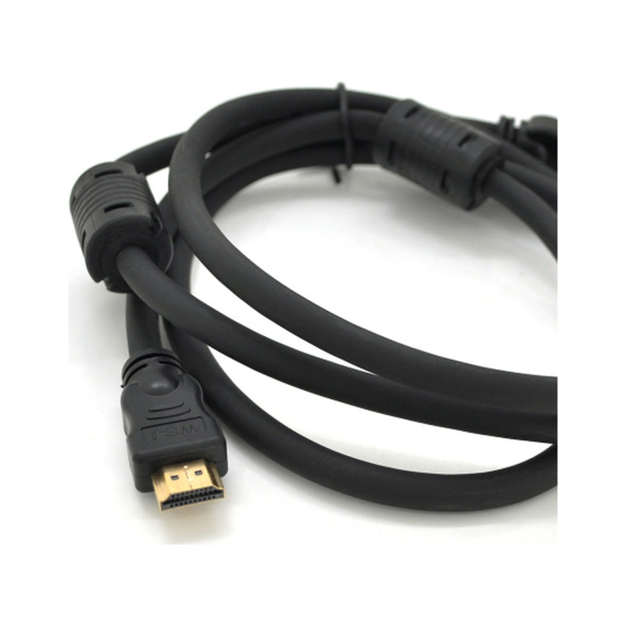 Кабель мультимедійний HDMI M to HDMI M 1.5m V1.4 4K black Ritar (HDMI(M)/(M)V1.4-1.5m-348P)