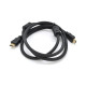 Кабель мультимедійний HDMI M to HDMI M 1.0m V1.4 4K black Ritar (HDMI(M)/(M)V1.4-1m-348P)