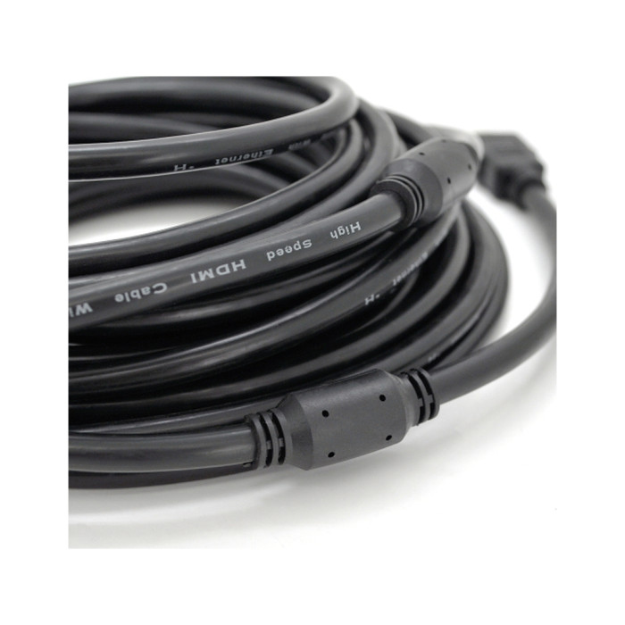 Кабель мультимедійний HDMI M to HDMI M 20.0m V1.4 1080P black Ritar (HDMI(M)/(M)V1.4-20m-94B)