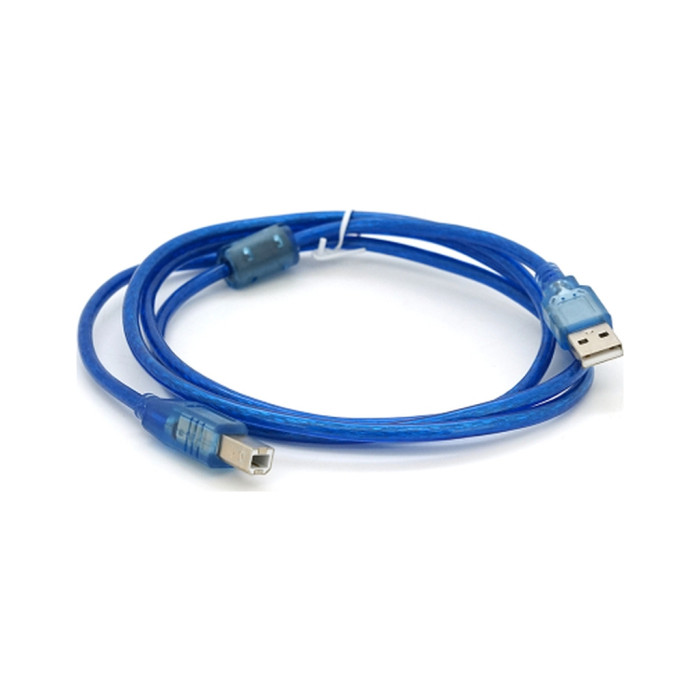 Кабель для принтера USB 2.0 AM/BM 2.0m ferrite blue Ritar (YT-AM/BM-2.0TBL)