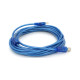 Кабель для принтера USB 2.0 AM/BM 5.0m ferrite blue Ritar (YT-AM/BM-5.0TBL)