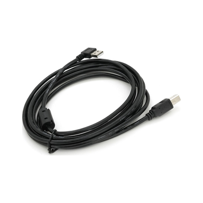 Кабель для принтера USB 2.0 AM/BM 3.0m 90° corner black Ritar (YT-AM/BM90°-3.0B)