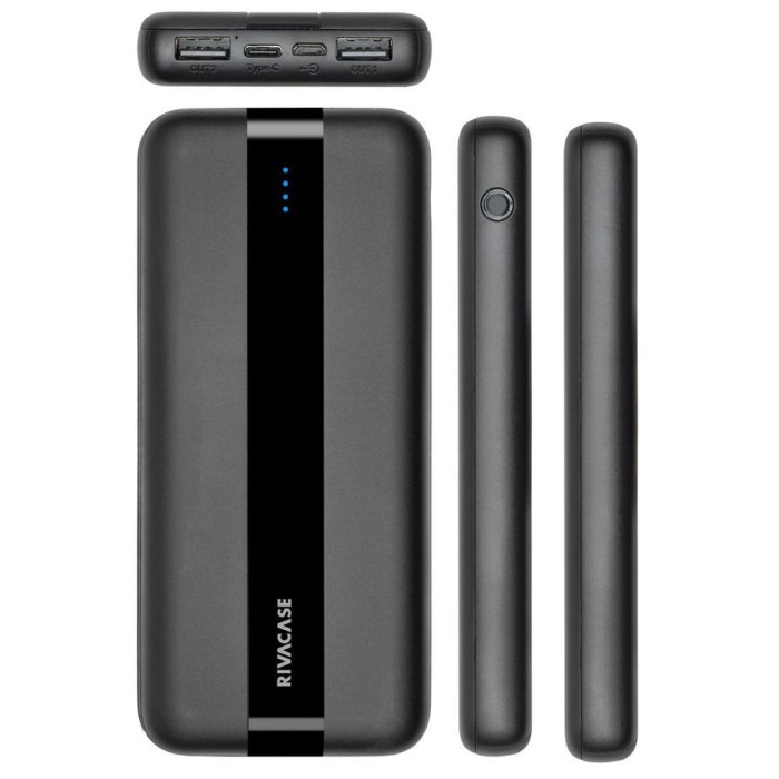 Батарея універсальна RivaCase 10000mA, 10W, black (RIVAPOWER VA2041 (Black))