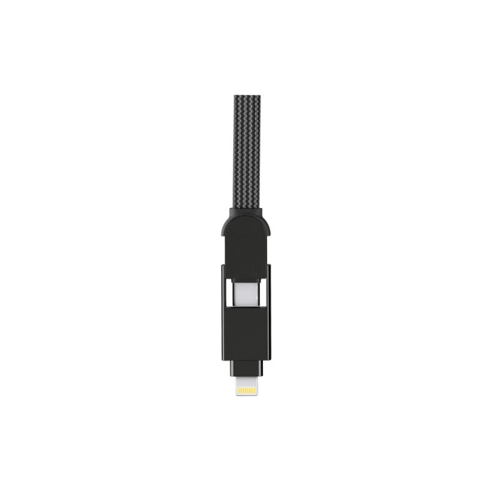 Дата кабель 6in1 inCharge XL 3.0m black Rolling Square (XLL01R)