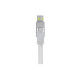 Дата кабель 6in1 inCharge XL 3.0m white Rolling Square (XLL02R)