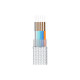 Дата кабель 6in1 inCharge XL 3.0m white Rolling Square (XLL02R)