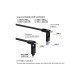 Дата кабель 6in1 inCharge XL 2.0m black Rolling Square (XLM01R)