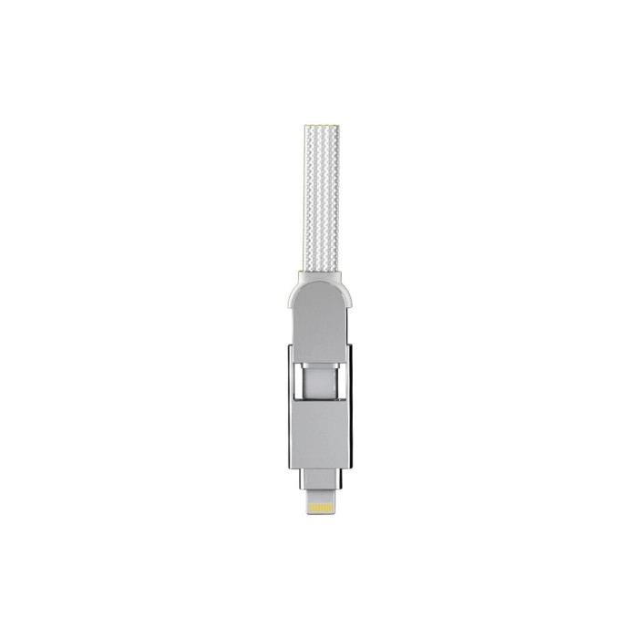 Дата кабель 6in1 inCharge XL 2.0m white Rolling Square (XLM02R)