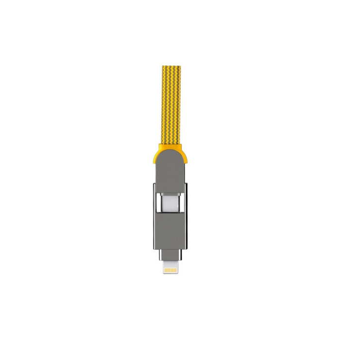 Дата кабель 6in1 inCharge XL 2.0m yellow Rolling Square (XLM03R)