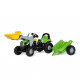 Веломобіль Rolly Toys Трактор з причіпом та ковшем rollyKid Deutz-Fahr 5115 G TB (023196)