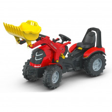 Веломобіль Rolly Toys Трактор з ковшем rollyX-Trac Premium червоно-жовтий (651009)