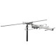 Антена Romsat AV-25UV 170-230 МГц, 470-862 МГц, 3-5 dBi (VHF), 10-15 dBi (UHF) (AV-25UV)
