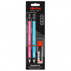 Олівець механічний Rotring Drawing VISUCLICK Blue + Pink PCL 0,5 + Грифели 0,5мм HB (24) (R2102712)