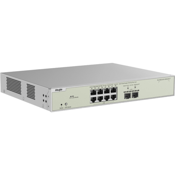 Комутатор мережевий Ruijie Networks RG-NBS3300-8MG2XS-P