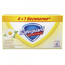 Тверде мило Safeguard Ромашка 5x70 г (8001841029047)