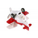 Спецтехніка Same Toy Самолет металический инерционный Aircraft красный со светом (SY8012Ut-3)