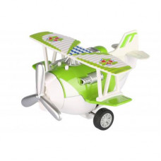 Спецтехніка Same Toy Самолет металический инерционный Aircraft зеленый со светом (SY8012Ut-4)