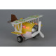 Спецтехніка Same Toy Самолет металический инерционный Aircraft желтый со светом и (SY8015Ut-1)