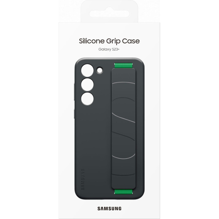 Чохол до мобільного телефона Samsung Galaxy S23 Plus Silicone Grip Case Black (EF-GS916TBEGRU)