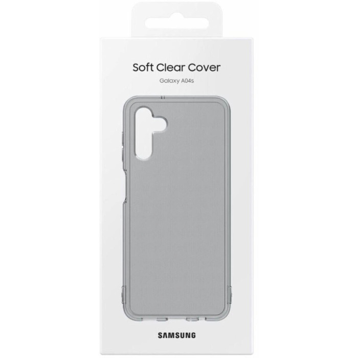 Чохол до мобільного телефона Samsung Samsung A04s Soft Clear Cover Black (EF-QA047TBEGRU)