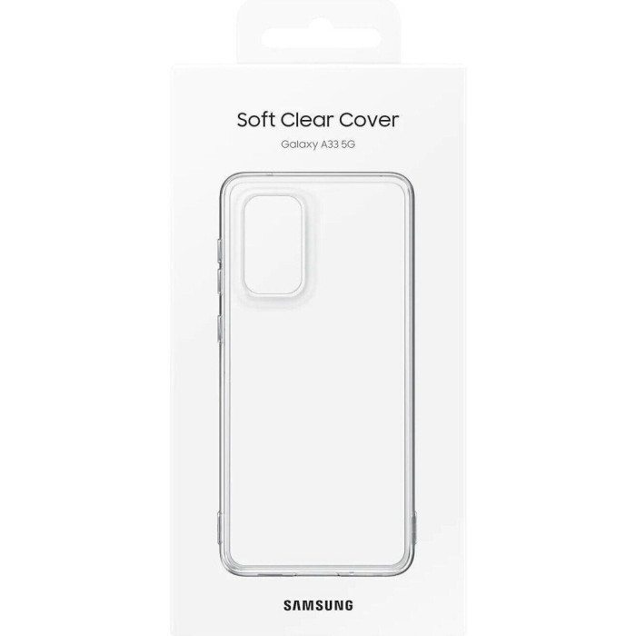 Чохол до мобільного телефона Samsung Soft Clear Cover Samsung Galaxy A33 (A336) Transparent (EF-QA336TTEGRU)