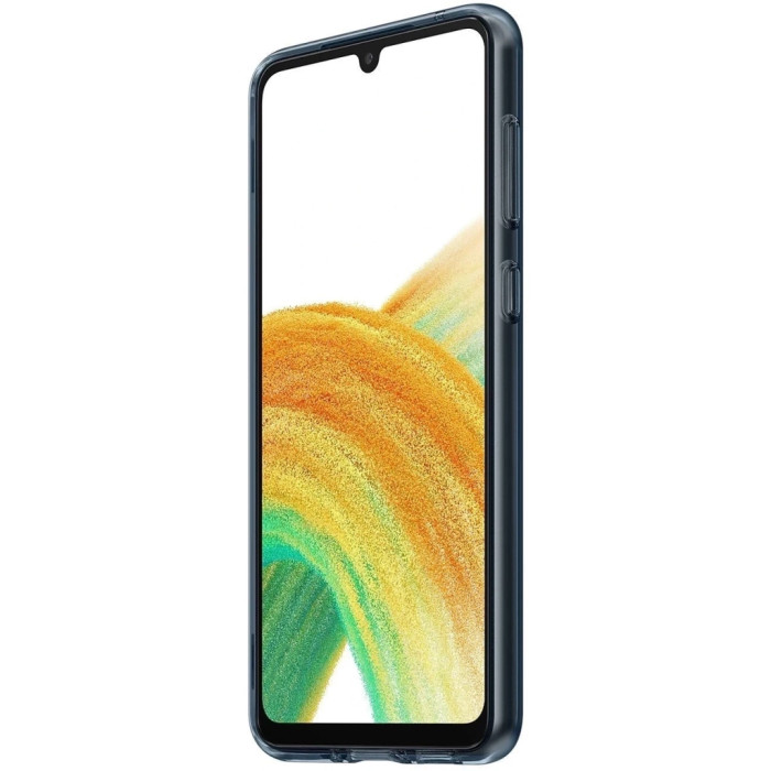 Чохол до мобільного телефона Samsung Clear Strap Cover Samsung Galaxy A33 EF-XA336CBEGRU Black (EF-XA336CBEGRU)