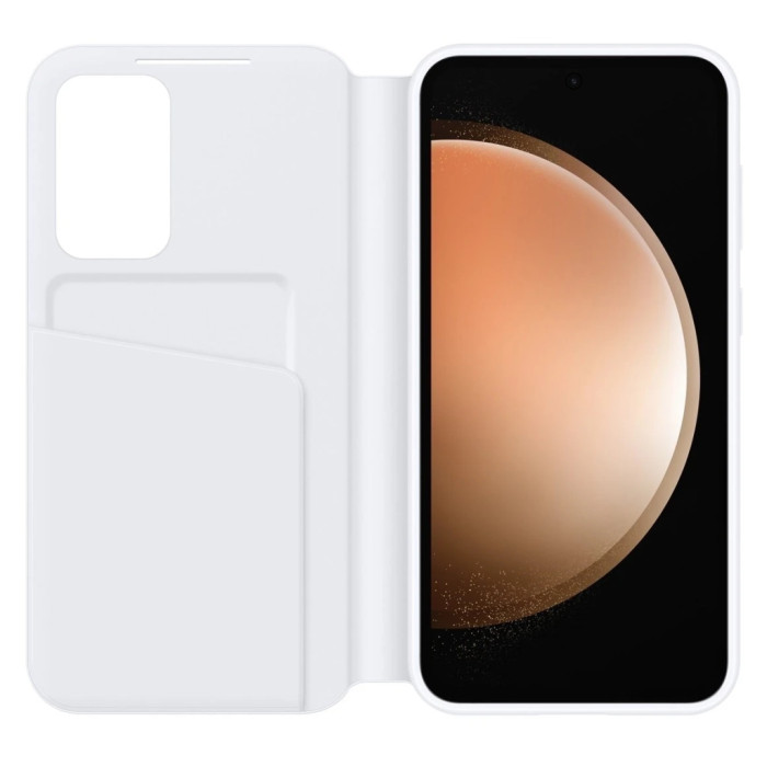 Чохол до мобільного телефона Samsung S23 FE Smart View Wallet Case White (EF-ZS711CWEGWW)